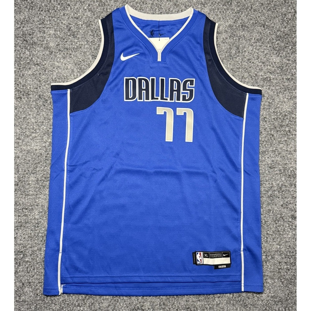Nike Dallas Mavericks Jersey Luka Doncic #77‎ Dri-Fit Swingman Icon Youth XL NWT